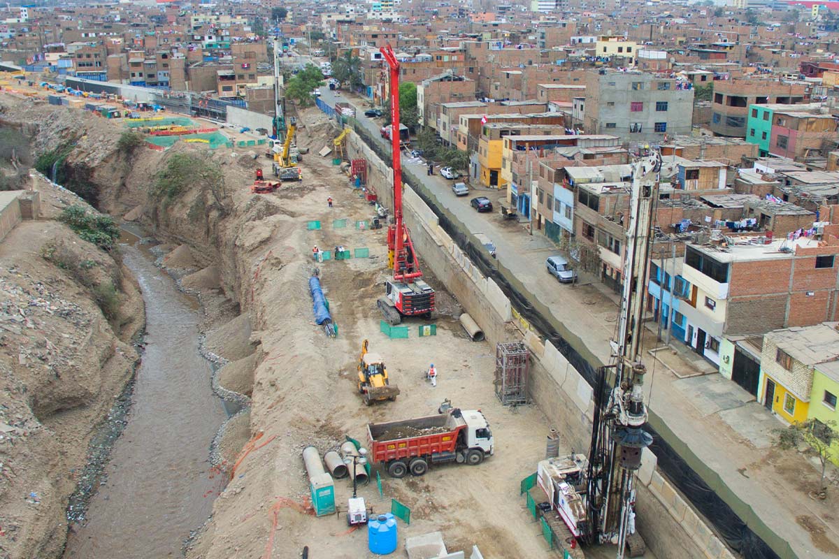 Infraestructura Línea Amarilla en Lima - Soletanche Bachy Perú