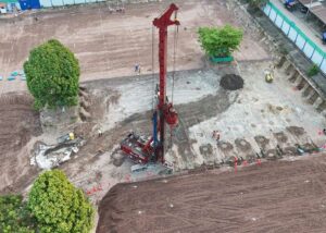Soilmixing en IE Fernando Carbajal - Soletanche Bachy Perú